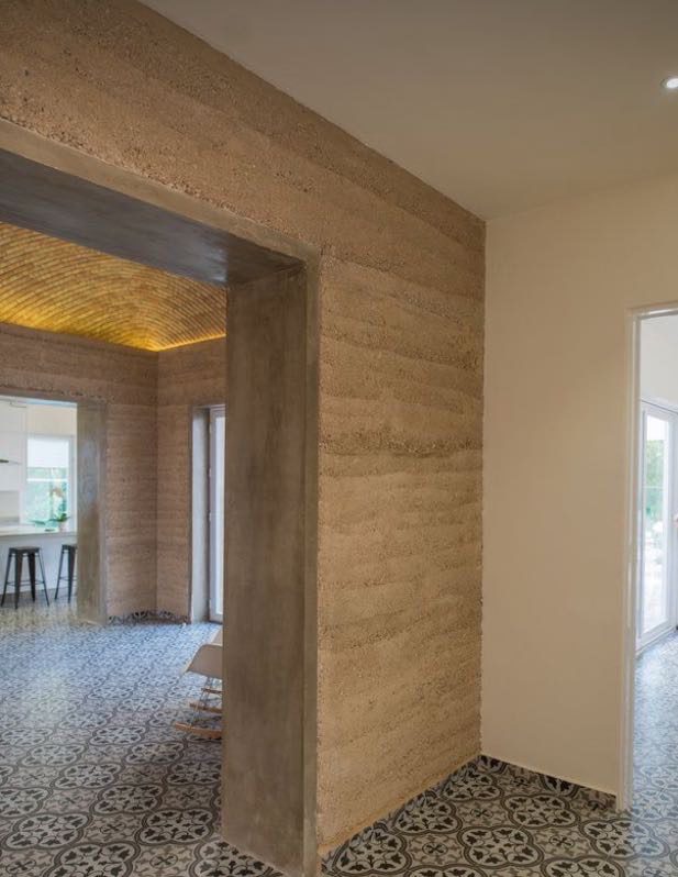 pisé matériau déco